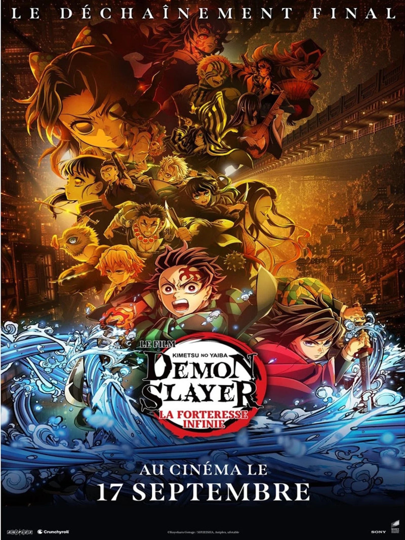 Affiche du film Demon Slayer: Kimetsu no Yaiba La Forteresse Infinie Film 1